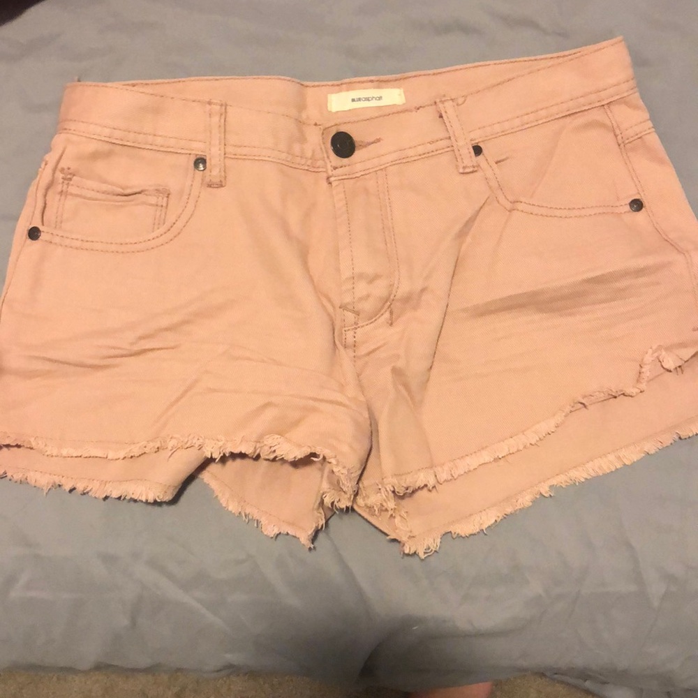Pale pink shorts!